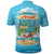 Aloha Hawaii Polo Shirt Funny Macaw Parrot Tropical Vibe