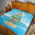 Aloha Hawaii Quilt Funny Macaw Parrot Tropical Vibe