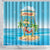 Aloha Hawaii Shower Curtain Funny Macaw Parrot Tropical Vibe