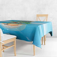 Aloha Hawaii Tablecloth Funny Macaw Parrot Tropical Vibe LT05 - Polynesian Pride