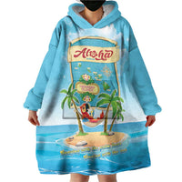 Aloha Hawaii Wearable Blanket Hoodie Funny Macaw Parrot Tropical Vibe LT05 - Polynesian Pride
