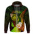 Personalised Hawaii State Motto Zip Hoodie Hawaiian Tribal Reggae Hammerhead Shark LT05 Reggae - Polynesian Pride