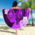 Hawaii State Motto Beach Blanket Hawaiian Tribal Purple Hammerhead Shark LT05 - Polynesian Pride