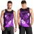 Personalised Hawaii State Motto Men Tank Top Hawaiian Tribal Purple Hammerhead Shark LT05 - Polynesian Pride