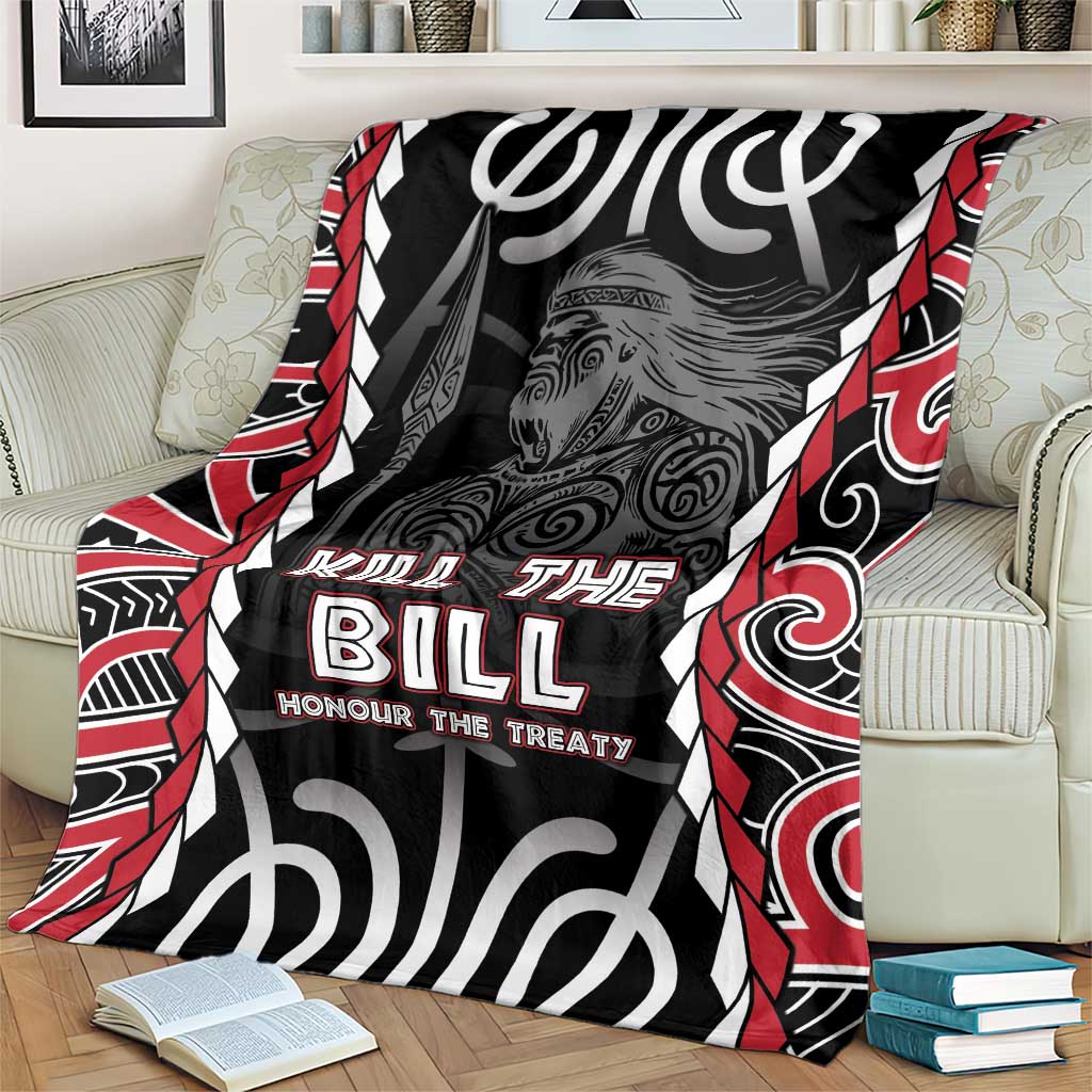 Aotearoa Waitangi Day Blanket Maori Warrior Tribal Tattoo LT05 - Polynesian Pride