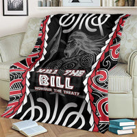 Aotearoa Waitangi Day Blanket Maori Warrior Tribal Tattoo LT05 - Polynesian Pride