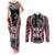 Aotearoa Waitangi Day Couples Matching Tank Maxi Dress and Long Sleeve Button Shirt Maori Warrior Tribal Tattoo