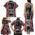 Aotearoa Waitangi Day Family Matching Tank Maxi Dress and Hawaiian Shirt Maori Warrior Tribal Tattoo