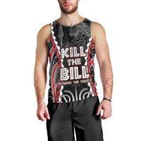 Aotearoa Waitangi Day Men Tank Top Maori Warrior Tribal Tattoo LT05 - Polynesian Pride