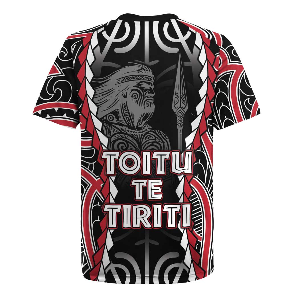 Aotearoa Waitangi Day Rugby Jersey Maori Warrior Tribal Tattoo LT05 - Polynesian Pride