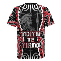 Aotearoa Waitangi Day Rugby Jersey Maori Warrior Tribal Tattoo LT05 - Polynesian Pride