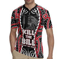 Aotearoa Waitangi Day Rugby Jersey Maori Warrior Tribal Tattoo LT05 - Polynesian Pride