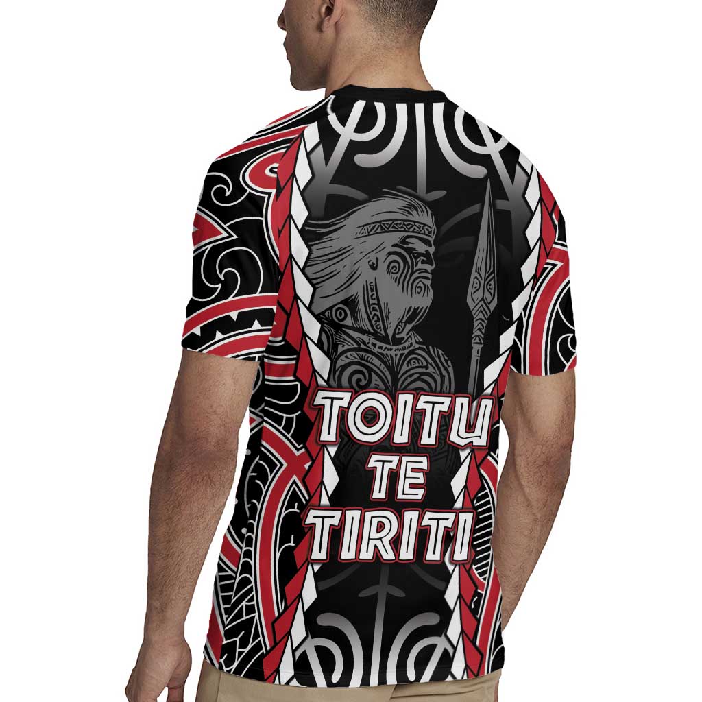 Aotearoa Waitangi Day Rugby Jersey Maori Warrior Tribal Tattoo LT05 - Polynesian Pride