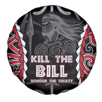 Aotearoa Waitangi Day Spare Tire Cover Maori Warrior Tribal Tattoo LT05 - Polynesian Pride