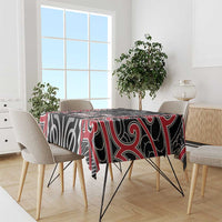 Aotearoa Waitangi Day Tablecloth Maori Warrior Tribal Tattoo LT05 - Polynesian Pride