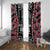 Aotearoa Waitangi Day Window Curtain Maori Warrior Tribal Tattoo