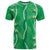 Hawaii Maile Lei T Shirt With Green Monstera Pattern