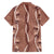 Hawaii Maile Lei Family Matching Long Sleeve Bodycon Dress and Hawaiian Shirt With Brown Monstera Pattern