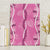Hawaii Maile Lei Canvas Wall Art With Pink Monstera Pattern