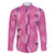 Hawaii Maile Lei Family Matching Off Shoulder Maxi Dress and Hawaiian Shirt With Pink Monstera Pattern
