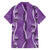 Hawaii Maile Lei Family Matching Long Sleeve Bodycon Dress and Hawaiian Shirt With Violet Monstera Pattern