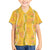 Hawaii Maile Lei Family Matching Summer Maxi Dress and Hawaiian Shirt With Yellow Monstera Pattern