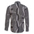 Hawaii Maile Lei Family Matching Short Sleeve Bodycon Dress and Hawaiian Shirt With Gray Monstera Pattern