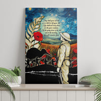 Kei Wareware Tatou New Zealand ANZAC Day Canvas Wall Art Starry Night Inspo Style LT05 - Polynesian Pride