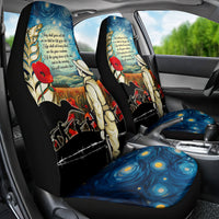 Kei Wareware Tatou New Zealand ANZAC Day Car Seat Cover Starry Night Inspo Style
