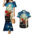 Kei Wareware Tatou New Zealand ANZAC Day Couples Matching Mermaid Dress and Hawaiian Shirt Starry Night Inspo Style LT05 Blue - Polynesian Pride