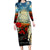 Kei Wareware Tatou New Zealand ANZAC Day Family Matching Long Sleeve Bodycon Dress and Hawaiian Shirt Starry Night Inspo Style LT05 Mom's Dress Blue - Polynesian Pride