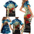 Kei Wareware Tatou New Zealand ANZAC Day Family Matching Short Sleeve Bodycon Dress and Hawaiian Shirt Starry Night Inspo Style LT05 - Polynesian Pride