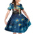 Kei Wareware Tatou New Zealand ANZAC Day Family Matching Tank Maxi Dress and Hawaiian Shirt Starry Night Inspo Style LT05 Daughter's Dress Blue - Polynesian Pride