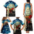 Kei Wareware Tatou New Zealand ANZAC Day Family Matching Tank Maxi Dress and Hawaiian Shirt Starry Night Inspo Style LT05 - Polynesian Pride