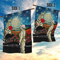 Kei Wareware Tatou New Zealand ANZAC Day Garden Flag Starry Night Inspo Style LT05 - Polynesian Pride