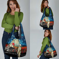 Kei Wareware Tatou New Zealand ANZAC Day Grocery Bag Starry Night Inspo Style LT05 - Polynesian Pride