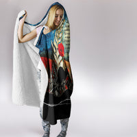 Kei Wareware Tatou New Zealand ANZAC Day Hooded Blanket Starry Night Inspo Style LT05 - Polynesian Pride