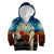 Kei Wareware Tatou New Zealand ANZAC Day Kid Hoodie Starry Night Inspo Style LT05 Zip Hoodie Blue - Polynesian Pride