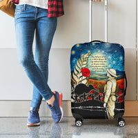 Kei Wareware Tatou New Zealand ANZAC Day Luggage Cover Starry Night Inspo Style