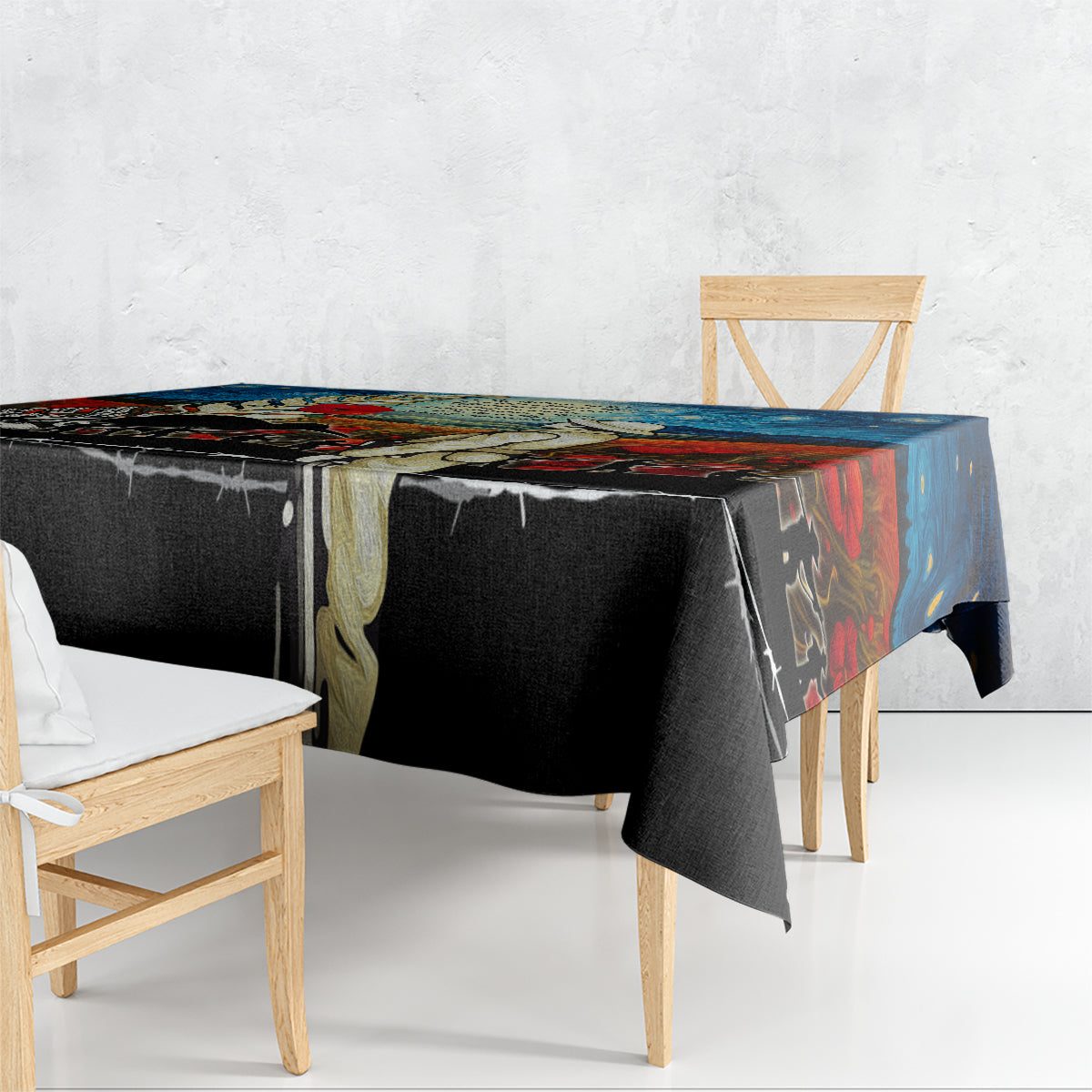 Kei Wareware Tatou New Zealand ANZAC Day Tablecloth Starry Night Inspo Style LT05 - Polynesian Pride
