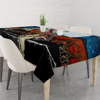 Kei Wareware Tatou New Zealand ANZAC Day Tablecloth Starry Night Inspo Style LT05 - Polynesian Pride