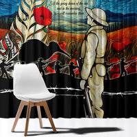 Kei Wareware Tatou New Zealand ANZAC Day Window Curtain Starry Night Inspo Style LT05 - Polynesian Pride