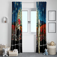 Kei Wareware Tatou New Zealand ANZAC Day Window Curtain Starry Night Inspo Style LT05 - Polynesian Pride