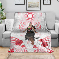 New Zealand Women's Day Blanket Maori Wahine Polynesian Pattern LT05 - Polynesian Pride