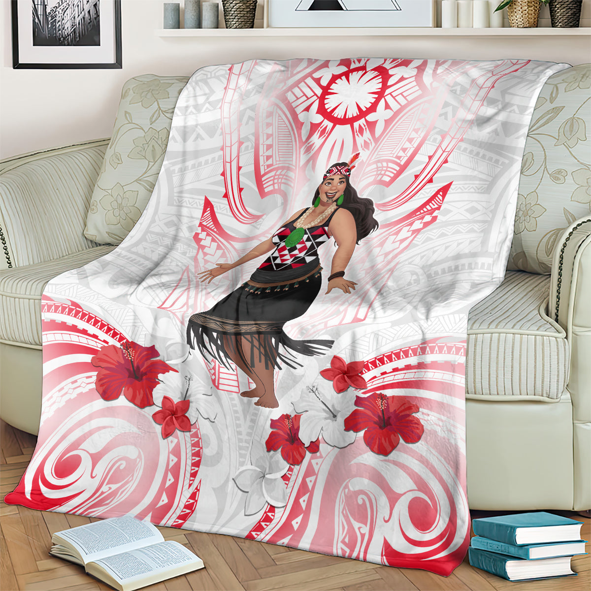 New Zealand Women's Day Blanket Maori Wahine Polynesian Pattern LT05 - Polynesian Pride