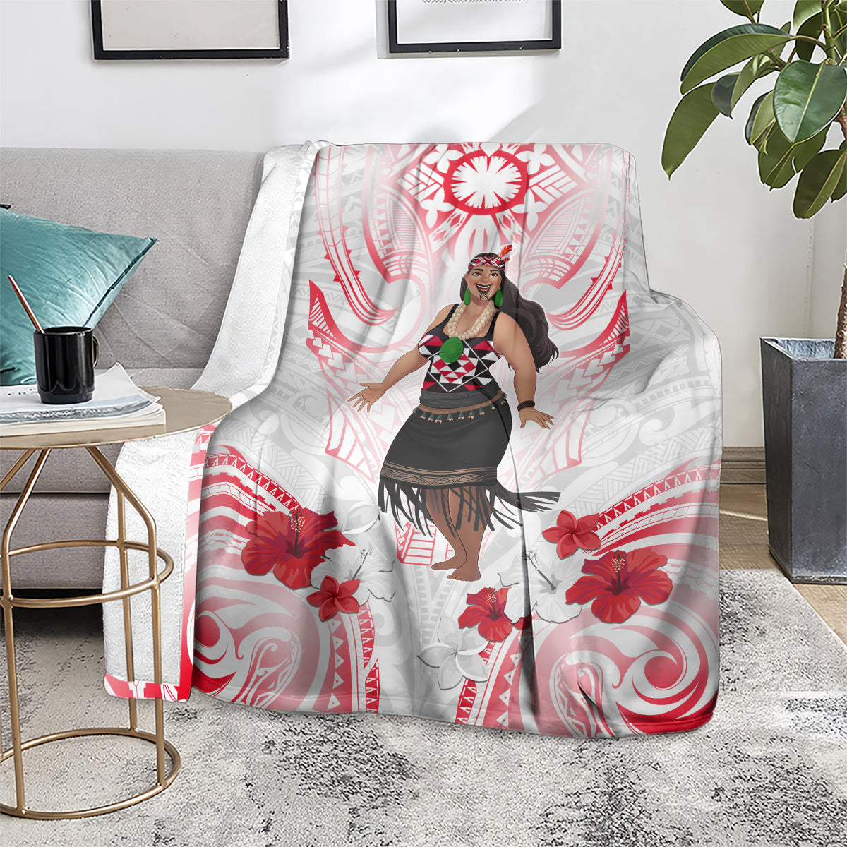 New Zealand Women's Day Blanket Maori Wahine Polynesian Pattern LT05 - Polynesian Pride
