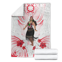 New Zealand Women's Day Blanket Maori Wahine Polynesian Pattern LT05 - Polynesian Pride