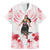 New Zealand Women's Day Family Matching Mermaid Dress and Hawaiian Shirt Maori Wahine Polynesian Pattern LT05 Dad's Shirt - Short Sleeve White - Polynesian Pride