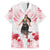 New Zealand Women's Day Family Matching Short Sleeve Bodycon Dress and Hawaiian Shirt Maori Wahine Polynesian Pattern LT05 Dad's Shirt - Short Sleeve White - Polynesian Pride