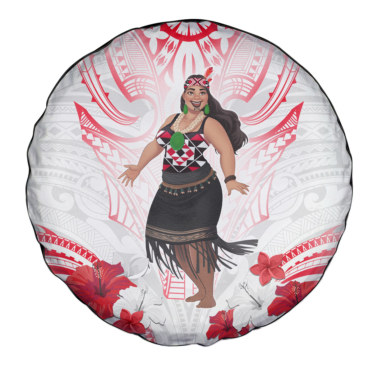 New Zealand Women's Day Spare Tire Cover Maori Wahine Polynesian Pattern LT05 - Polynesian Pride